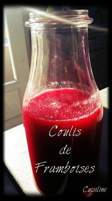 Coulis de framboises