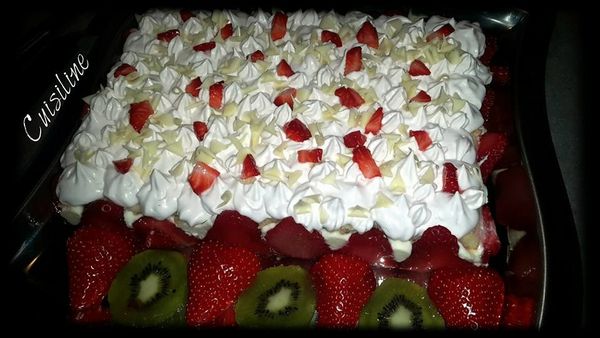 Fraisier mascarpone/Chocolat blanc