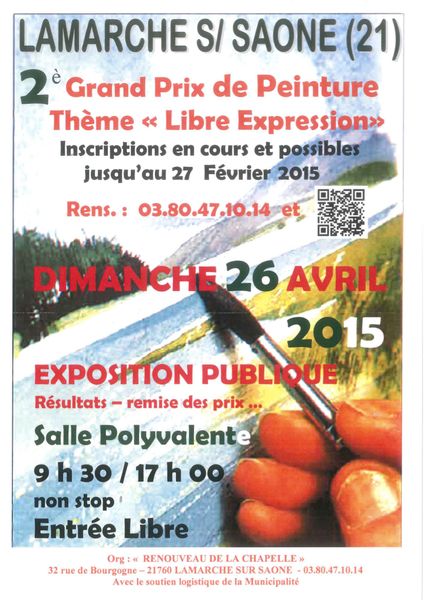 Concours de peinture(Lamarche-sur-Saône-21)