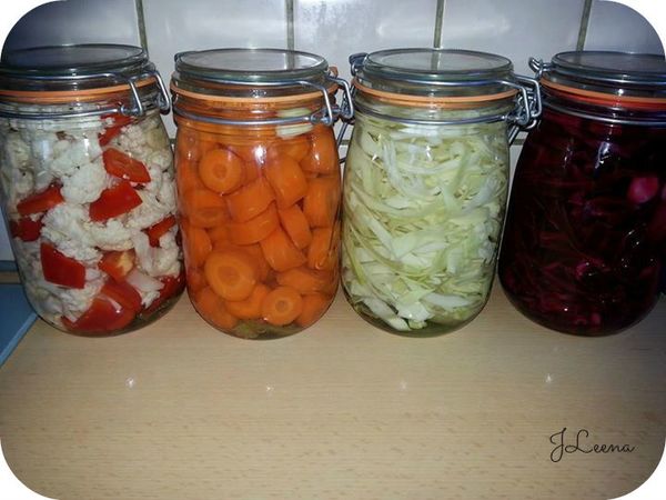 Legumes en conserve (pickles)