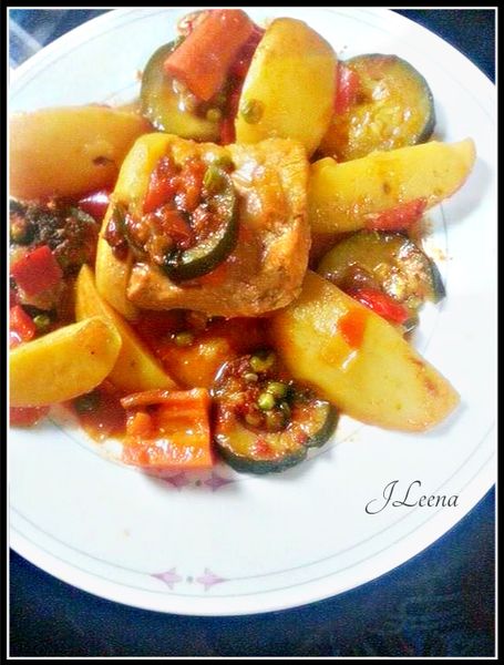 tajine de saumon COOKEO (Jleena)