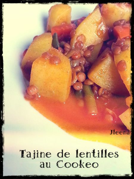 Tajine aux lentilles au Cookeo