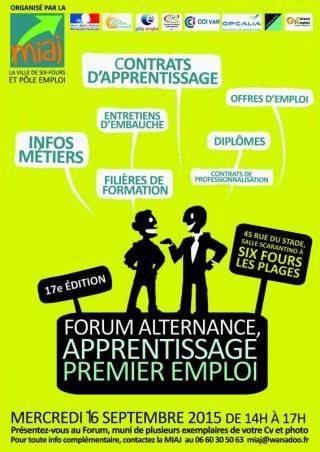 17è Forum de l'alternance organisé par la MIAJ