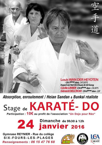 Louis Van Der Heyoten, ceinture noire 7è dan