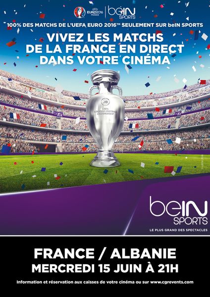 France-Albanie sur écran géant