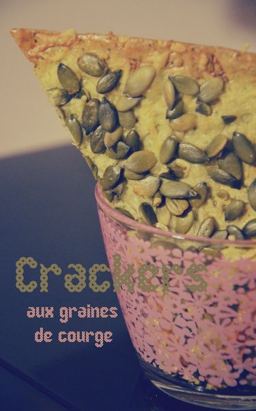 Crackers aux graines de courge