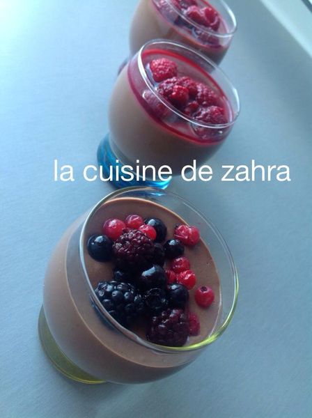 Pannacotta au chocolat