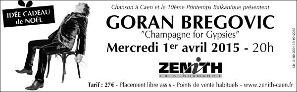 Goran Bregovic au Zénith