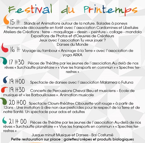 affiche du festival de LOCMINE