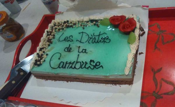 Un gros gateau pour leur 6 ans