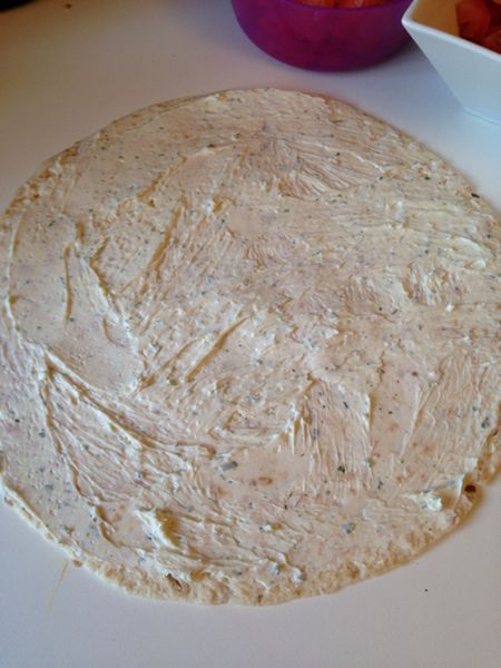 Wrap au Saumon Fumé