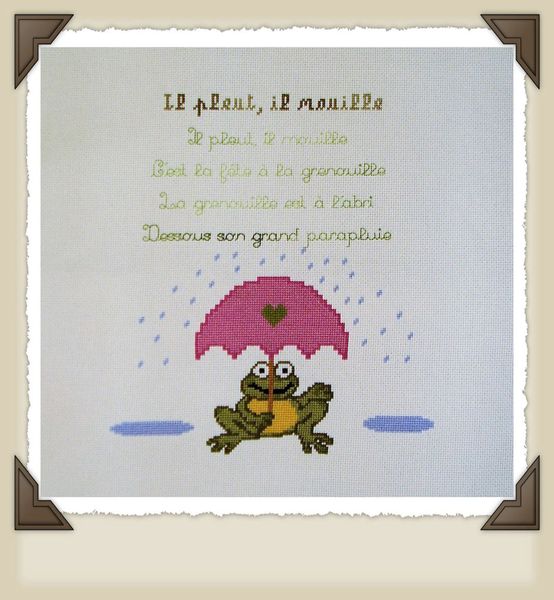 Il pleut il mouille... c'est la fête à la grenouile
