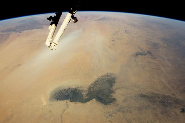Sandsturm in der Bodele-Depression Quelle:NASA