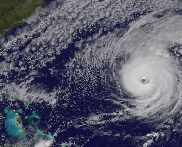 Nicole am 12. Oktober Quelle: NASA/NOAA Goes Project