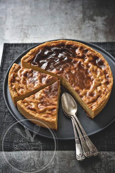 Flan pâtissier chicorée et spéculos