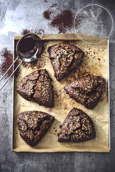 Scones cacao coco
