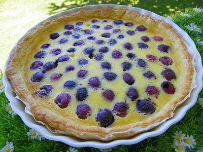 TARTE AUX CERISES ET A LA CREME DE MASCARPONE (thermomix)