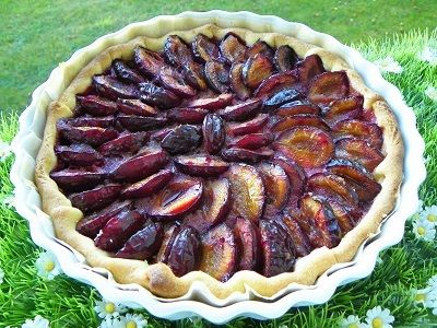TARTE AUX PRUNES (thermomix)