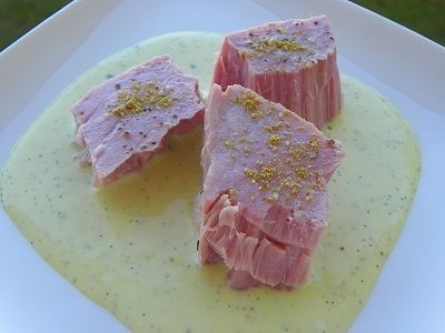 THON ALBACORE ET SA CREME VANILE (Thermomix)