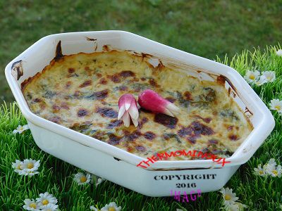 GRATIN DE FANES DE RADIS (thermomix)