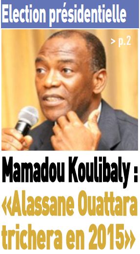 Mamadou Koulibaly in Le Nouveau Courrier
