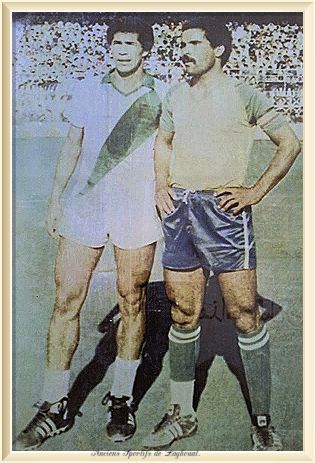 Deux grands du football:Ali Bencheikh (MCA)et Tayeb Souffari(IRBL)