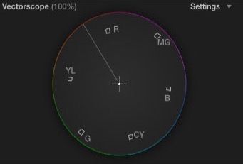 A quoi sert le 'Skin Ton indicator' d'un vectorscope? (Comment étalonner la peau?)