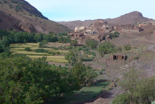 Paysage du haut Atlas