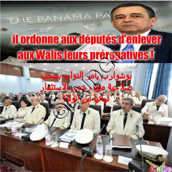 Abdeslam Bouchouareb (42) ordonne aux Députés d'enlever leurs Prérogatives aux Walis !