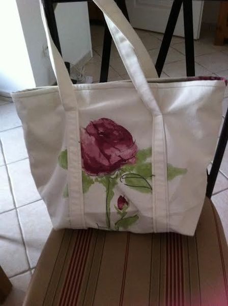 Un rideau.....un sac
