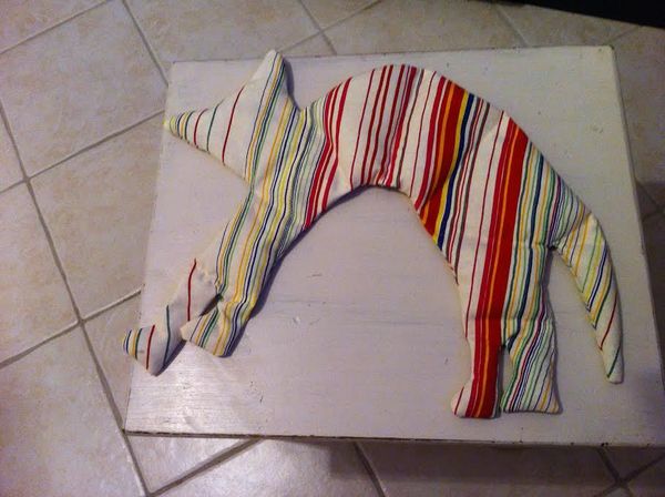 Bouillotte chat pour le petit fils d'une cop.