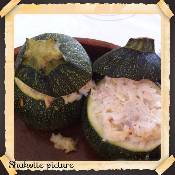 Courgettes farcies au riz et au thon