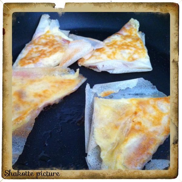 Croustillants jambon fromage