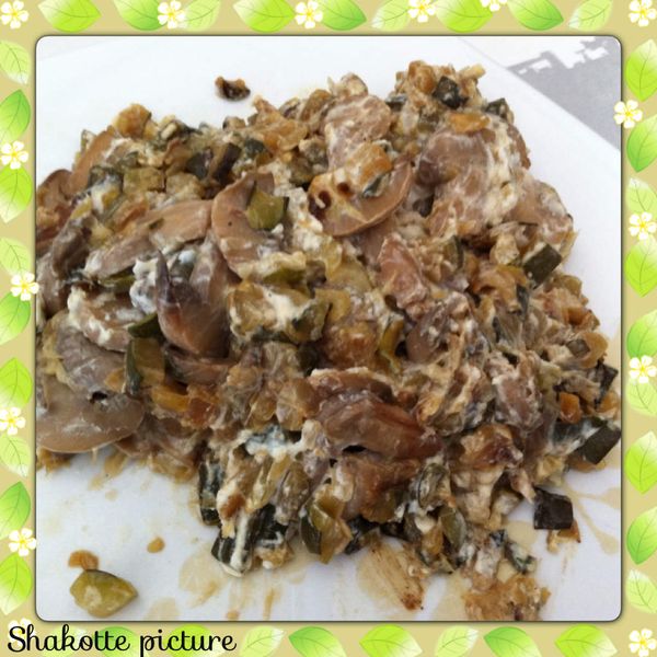 Poêlée courgette champignons St Moret