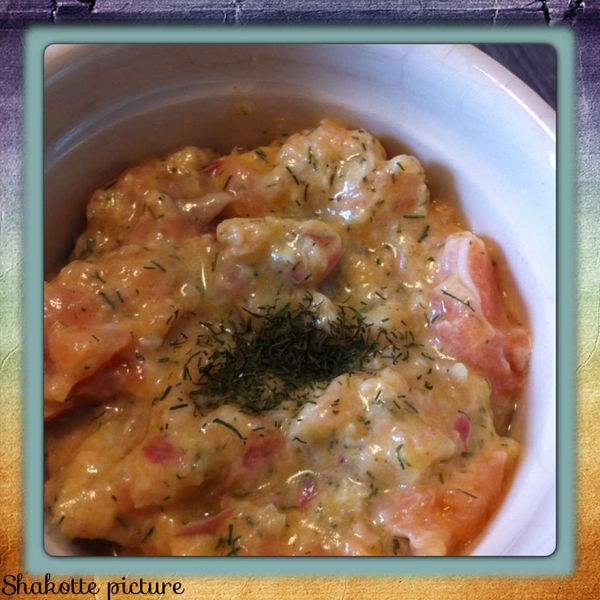 Tartare de saumon