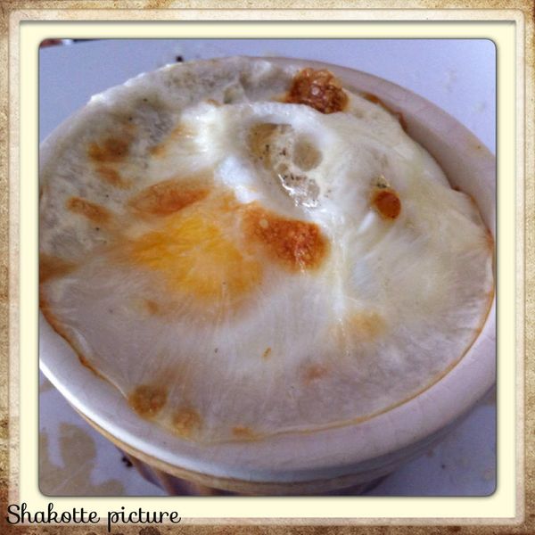 Oeufs cocotte cancoillotte