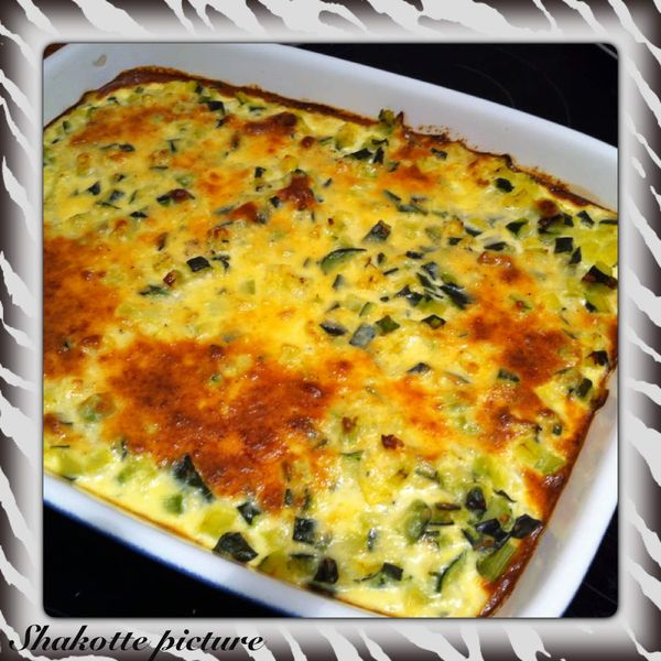 Gratin courgettes parmesan