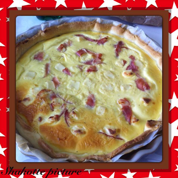 Tarte bacon kiri