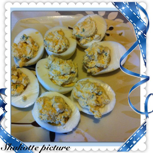 Oeufs dur à la ricotta