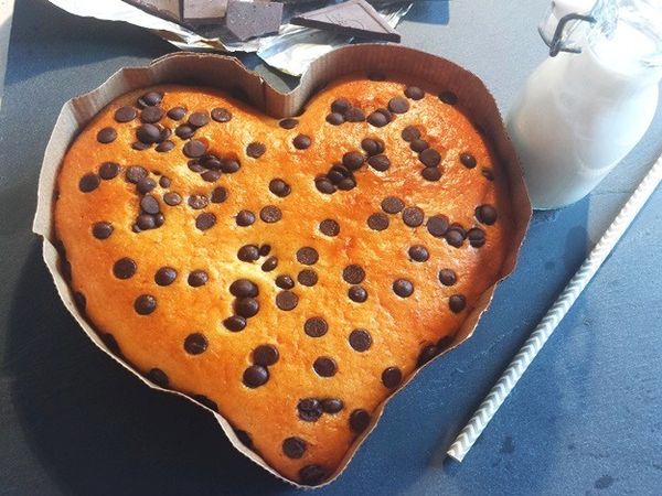 Gâteau aux pépites de chocolat