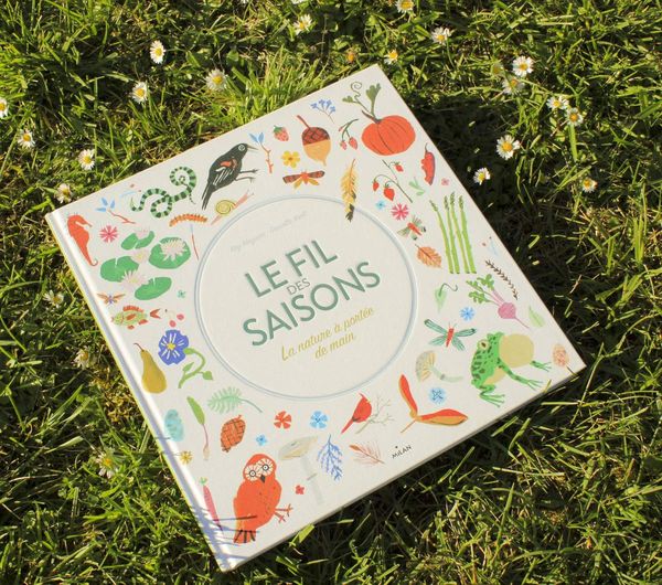 Le fil des saisons chez Milan. Auteur : Kay Maguire. Illustration : Danielle Kroll