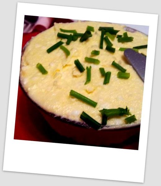 una especie de paté de queso muy rico