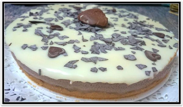 Tarta de chocolate y leche condensada