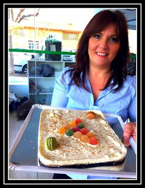 Tarta limón y cava