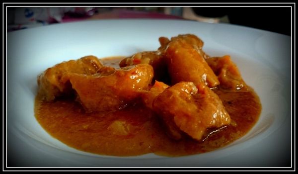 Rabo de cerdo en salsa