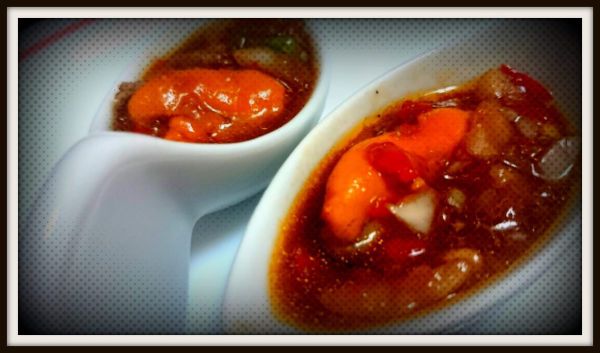 Mejillones en vinagreta al módena
