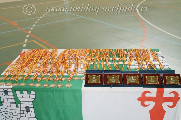 Trofeos para los Judokas