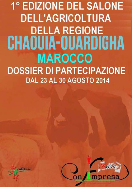 SALONE INTERNAZIONALE DELL'AGRICOLTURA REGIONE CHAOUIA OUARDIGHA MAROCCO