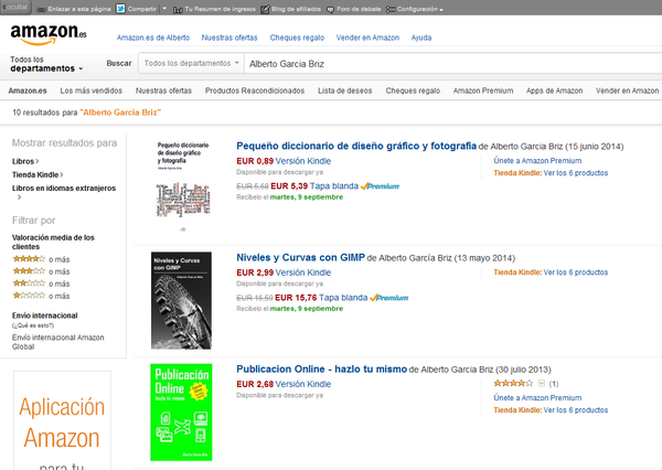 Alberto Garcia Briz en Amazon