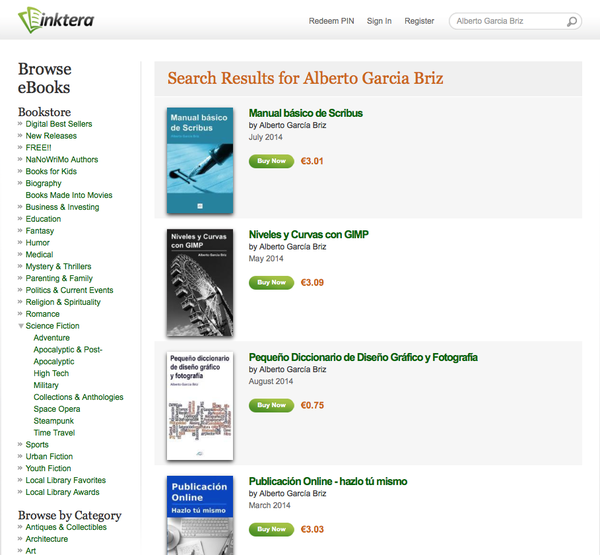 Mis editores: Inktera (Page Foundry)
